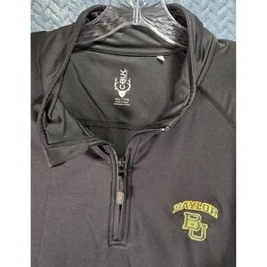 Cutter & Buck C-Buk Black Baylor Bears 1/4 Zip Pullover Shirt Men Size XXL